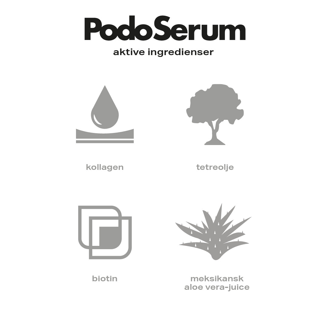 PodoSerum - Gjenoppbygging av hud og negler 15 ml