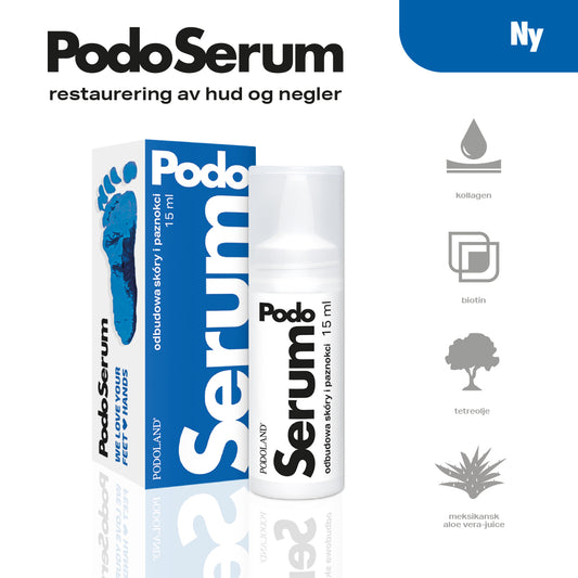 PodoSerum - Gjenoppbygging av hud og negler 15 ml
