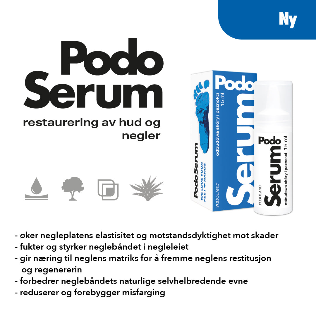 PodoSerum - Gjenoppbygging av hud og negler 15 ml