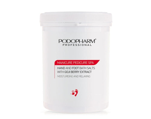 PODOPHARM MANICURE PEDICURE SPA, forfriskende salt med naturlig gojibærekstrakt, 1400 g