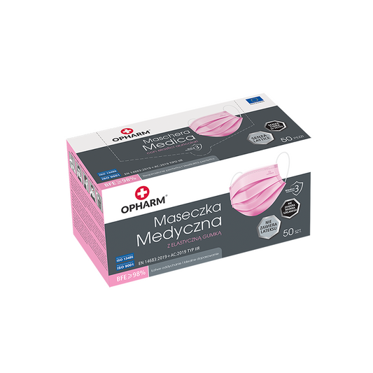 Munnbind ROSA, 50 stk